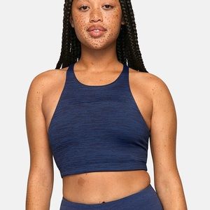 Outdoor Voices Tech Sweat Cropped Top Baltic Small
